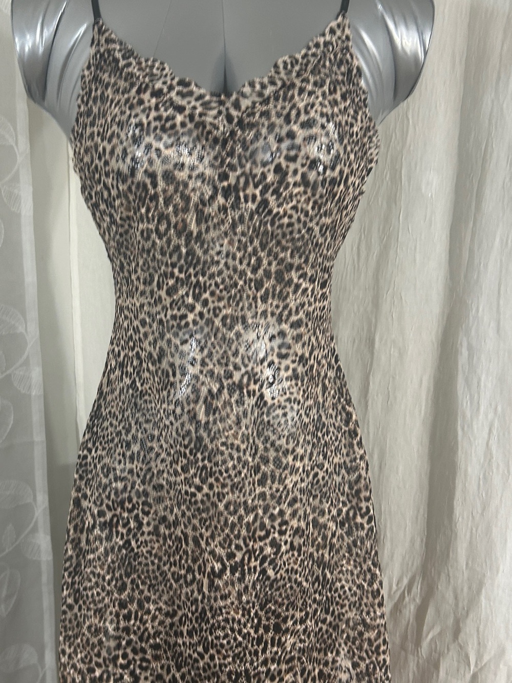 Victoria’s Secret Leopard Print Slip Dress - Beige/Tan